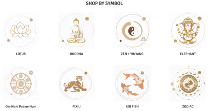 Sacred Buddhist Symbols Digital Art Pack (10 Designs) – Lotus, Pixiu, Bagua & More