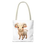 Adorable Sheep Tote Bag - Cute Animal Design, Perfect for Everyday Use, Gift for Animal Lovers, Eco-Friendly Shopping, Stylish Storage - Image 14