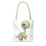 Adorable Dinosaur Tote Bag - Cute Dino AOP, Eco-Friendly Shopping, Kids' Gift, Everyday Use, Animal Lover Accessory - Image 14