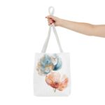 Floral Tote Bag - Colorful Art Print, Eco-Friendly Shopping Bag, Gift for Her, Beach Bag, Everyday Use, Mother's Day Gift - Image 12