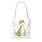Cute Dinosaur Tote Bag | Eco-Friendly Shopping, Kids' Gift, Beach Bag, Animal Lover, Whimsical Art - Image 10