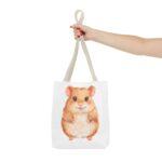 Cute Hamster Tote Bag, Animal Lover Gift, Eco-Friendly Bag, Hamster Design, Pet Owner Accessory - Image 16