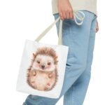 Adorable Hedgehog Tote Bag, Cute Animal Bag, Gift for Hedgehog Lovers, Eco-Friendly Shopping Tote, Fun Bag for Kids & Adults - Image 15