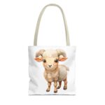 Adorable Sheep Tote Bag - Cute Animal Design, Perfect for Everyday Use, Gift for Animal Lovers, Eco-Friendly Shopping, Stylish Storage - Image 13