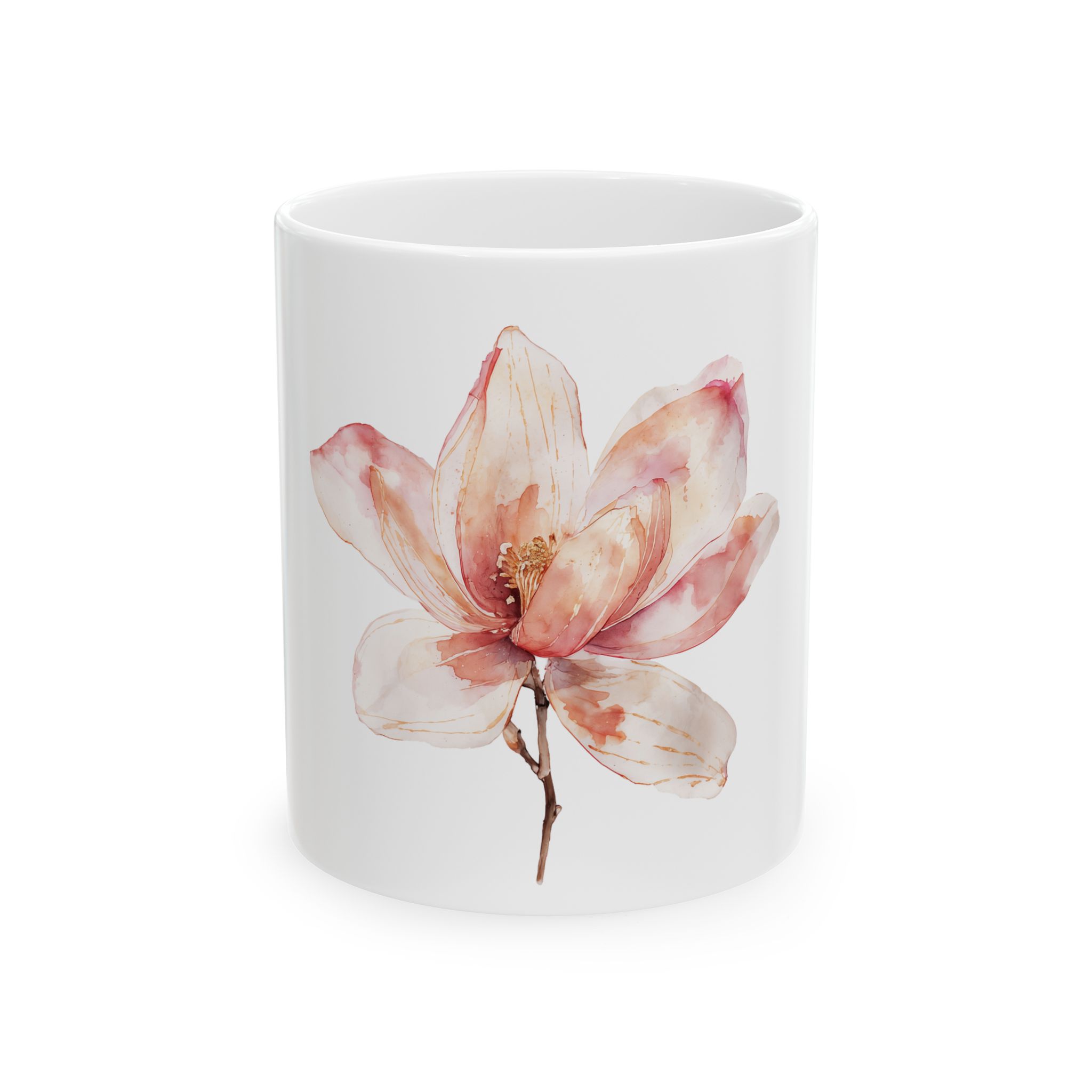 10431189791381502251_2048.jpeg Floral Ceramic Mug - Elegant Drinkware for Tea & Coffee Lovers, Home Decor, Gift for Her, Mother's Day, Birthday, or Special Events - Image 1