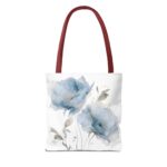 Elegant Floral Tote Bag, Stylish Beach Bag, Gift for Her, Eco-Friendly Shopping Tote, Blooming Floral Design - Image 6
