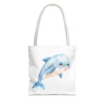 Whimsical Dolphin Tote Bag, Beach Bag, Eco-Friendly Shopping Tote, Animal Lover Gift, Summer Accessory - Image 9