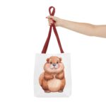 Cute Beaver Tote Bag, Animal Lover Gift, Eco-Friendly Shopping Bag, Cute Design, Funny Cartoon Tote - Image 8