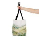 Serene Landscape Tote Bag - Eco-Friendly Canvas, Reusable Shopping Bag, Gift for Nature Lovers, Stylish Travel Accessory, Perfect for [...] - Image 4
