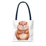 Cute Beaver Tote Bag, Animal Lover Gift, Eco-Friendly Shopping Bag, Cute Design, Funny Cartoon Tote - Image 18