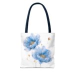 Floral Watercolor Tote Bag, Eco-Friendly Shopping Tote, Gift for Her, Beach Bag, Floral Design - Image 18