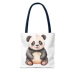 Adorable Panda Tote Bag, Cute Tote for Shopping, Beach, Gifts, Animal Lover Accessories, Eco-Friendly Reusable Bag - Image 18