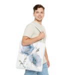 Elegant Floral Tote Bag, Stylish Beach Bag, Gift for Her, Eco-Friendly Shopping Tote, Blooming Floral Design - Image 19