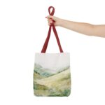 Serene Landscape Tote Bag - Eco-Friendly Canvas, Reusable Shopping Bag, Gift for Nature Lovers, Stylish Travel Accessory, Perfect for [...] - Image 8