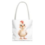 Cute Chicken Tote Bag, Farmer's Market Bag, Animal Lover Gift, Eco-Friendly Shopping Bag, Easter Gift, Chick Design Tote - Image 9