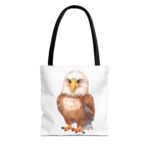 Eagle Tote Bag, Nature Lover Gift, Shopping Bag, Eco-Friendly Accessory, Unique Wildlife Design