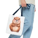 Cute Beaver Tote Bag, Animal Lover Gift, Eco-Friendly Shopping Bag, Cute Design, Funny Cartoon Tote - Image 19