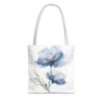Floral Tote Bag, AOP, Boho Chic, Everyday Carry, Gift for Her, Shopping Bag, Beach Bag, Mother's Day, Spring Style, Eco-Friendly - Image 9
