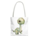 Adorable Dinosaur Tote Bag - Cute Dino AOP, Eco-Friendly Shopping, Kids' Gift, Everyday Use, Animal Lover Accessory - Image 9