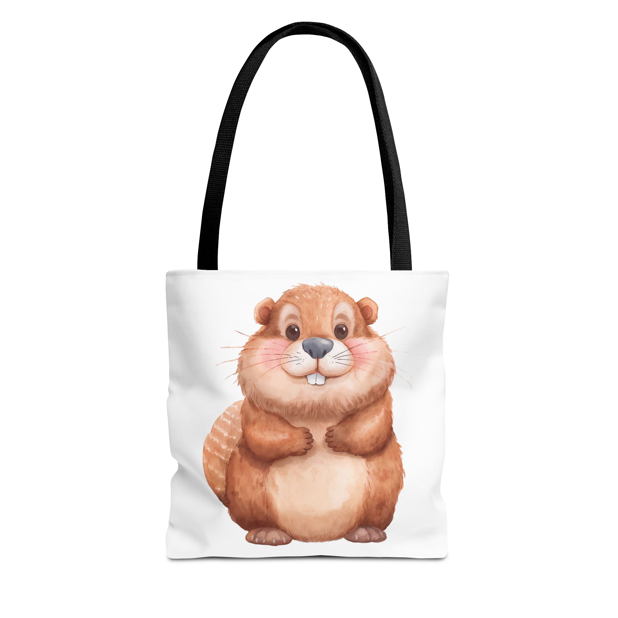 11377584692260299084_2048.jpeg Cute Beaver Tote Bag, Animal Lover Gift, Eco-Friendly Shopping Bag, Cute Design, Funny Cartoon Tote - Image 1