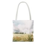Stylish AOP Tote Bag, Perfect for Beach Days, Shopping, Gym, Gift for Her, Eco-Friendly, Floral and Abstract Design - Image 10