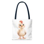 Cute Chicken Tote Bag, Farmer's Market Bag, Animal Lover Gift, Eco-Friendly Shopping Bag, Easter Gift, Chick Design Tote - Image 18