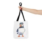 Puffin Tote Bag - Cute Animal Eco-Friendly Shopping Bag, Beach, Gift for Bird Lovers, Reusable Grocery Bag, Summer accessory - Image 4