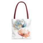 Floral Tote Bag - Colorful Art Print, Eco-Friendly Shopping Bag, Gift for Her, Beach Bag, Everyday Use, Mother's Day Gift - Image 5
