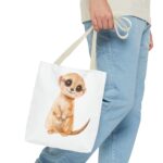 Cute Meerkat Tote Bag - Animal Lover Gift, Reusable Shopping Bag, Eco-Friendly Tote, Adorable Animal Art, Everyday Use - Image 15