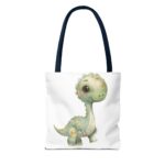 Adorable Dinosaur Tote Bag - Cute Dino AOP, Eco-Friendly Shopping, Kids' Gift, Everyday Use, Animal Lover Accessory - Image 18