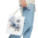 Elegant Floral Tote Bag, Summer Picnic Bag, Mother's Day Gift, Shopping Tote, Boho Style Bag, Eco-Friendly Carryall - Image 15