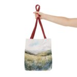 Serene Landscape Tote Bag, Nature Lover's Shopping Bag, Eco-Friendly Gift, Daily Use Handbag, Boho Style Tote - Image 8