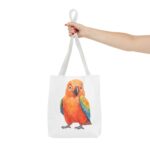 Colorful Parrot Tote Bag - Vibrant Beach Bag, Fun Shopping Tote, Gift for Bird Lovers, Eco-Friendly Accessory, Summer Vibes - Image 12