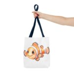 Adorable Clownfish Tote Bag, Cute Beach Bag, Fun Gift for Fish Lovers, Ocean-Themed, Lightweight Shopping Tote, Summer Accessory - Image 20