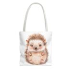 Adorable Hedgehog Tote Bag, Cute Animal Bag, Gift for Hedgehog Lovers, Eco-Friendly Shopping Tote, Fun Bag for Kids & Adults - Image 9