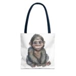 Adorable Monkey Tote Bag, Cute Animal Lover Gift, Eco-Friendly Shopping Bag, Fun Beach Bag, Unique Gift for Kids - Image 17