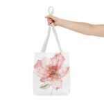 Floral Watercolor Tote Bag, Eco-Friendly Shopping Bag, Beach Bag, Gift for Her, Floral Gift - Image 12
