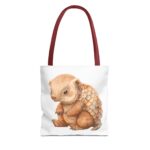 Adorable Pangolin Tote Bag, Cute Animal Bag, Eco-Friendly Shopping Tote, Gift for Animal Lovers, Beach Bag - Image 5