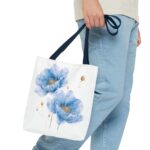 Floral Watercolor Tote Bag, Eco-Friendly Shopping Tote, Gift for Her, Beach Bag, Floral Design - Image 19