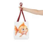 Whimsical Goldfish Tote Bag - Cute Fish Bag, Beach Tote, Eco-Friendly Shopping Bag, Fish Lover Gift, Fun Canvas Bag - Image 8