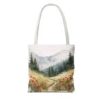 Nature-Inspired Tote Bag, Floral Canvas Bag, Eco-Friendly Shopping Tote, Perfect Gift for Nature Lovers, Everyday Use, Outdoor Adventures - Image 10