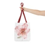 Floral Watercolor Tote Bag, Eco-Friendly Shopping Bag, Beach Bag, Gift for Her, Floral Gift - Image 8