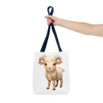 Adorable Sheep Tote Bag - Cute Animal Design, Perfect for Everyday Use, Gift for Animal Lovers, Eco-Friendly Shopping, Stylish Storage - Image 20