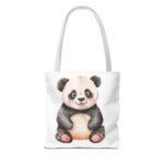 Adorable Panda Tote Bag, Cute Tote for Shopping, Beach, Gifts, Animal Lover Accessories, Eco-Friendly Reusable Bag - Image 10