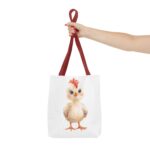 Cute Chicken Tote Bag, Farmer's Market Bag, Animal Lover Gift, Eco-Friendly Shopping Bag, Easter Gift, Chick Design Tote - Image 8