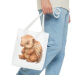 Adorable Pangolin Tote Bag, Cute Animal Bag, Eco-Friendly Shopping Tote, Gift for Animal Lovers, Beach Bag - Image 11