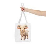 Adorable Sheep Tote Bag - Cute Animal Design, Perfect for Everyday Use, Gift for Animal Lovers, Eco-Friendly Shopping, Stylish Storage - Image 12