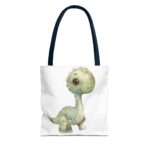 Adorable Dinosaur Tote Bag - Cute Dino AOP, Eco-Friendly Shopping, Kids' Gift, Everyday Use, Animal Lover Accessory - Image 17