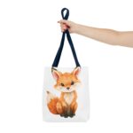 Adorable Fox Tote Bag - Cute Animal Lover Gift, Eco-Friendly Shopping, Everyday Use, Kids and Adults, Birthday, Gifts - Image 20