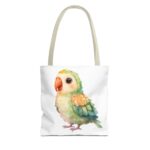 Adorable Parrot Tote Bag, Eco-Friendly Shopping Bag, Bird Lover Gift, Beach Bag, Cute Tote, Colorful Carryall - Image 13